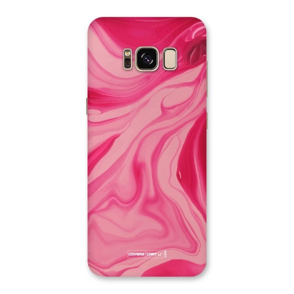 Sizzling Pink Marble Texture Back Case for Galaxy S8