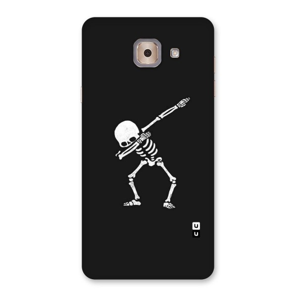 Skeleton Dab White Back Case for Galaxy J7 Max