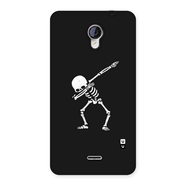 Skeleton Dab White Back Case for Micromax Unite 2 A106