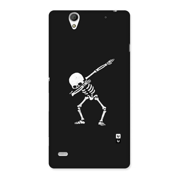 Skeleton Dab White Back Case for Sony Xperia C4