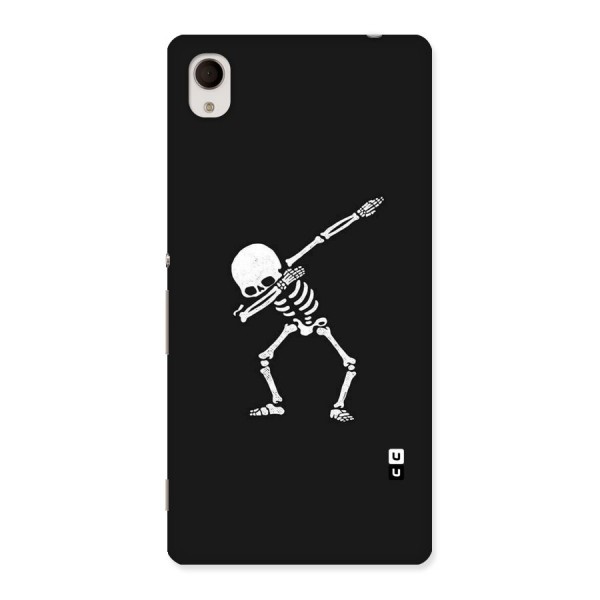 Skeleton Dab White Back Case for Xperia M4 Aqua