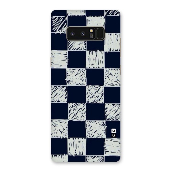 Sketchy Check Design Back Case for Galaxy Note 8