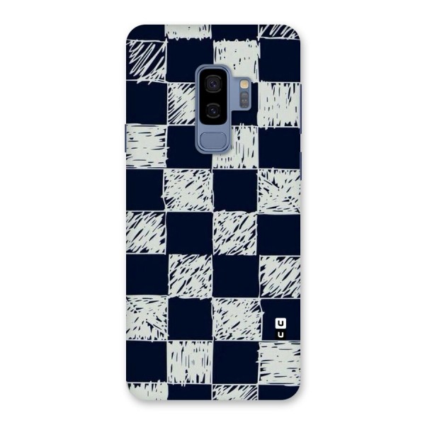 Sketchy Check Design Back Case for Galaxy S9 Plus