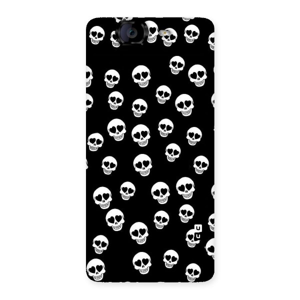 Skull Heart Back Case for Canvas Knight A350