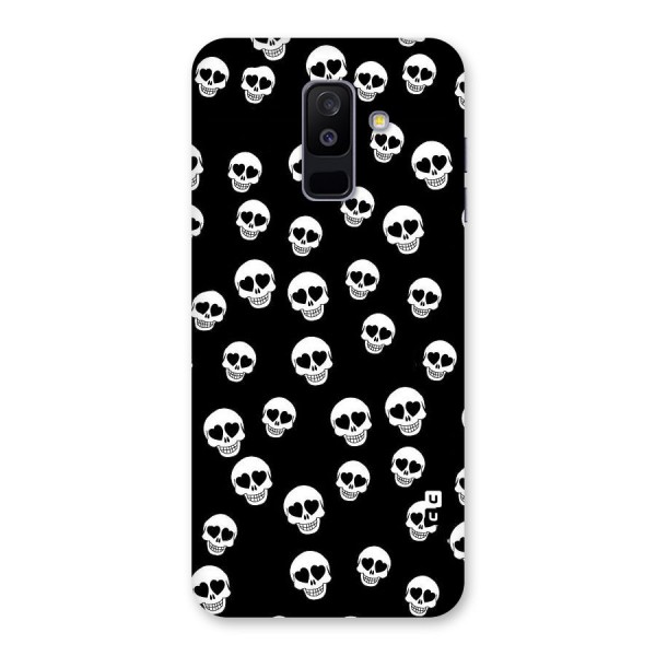 Skull Heart Back Case for Galaxy A6 Plus