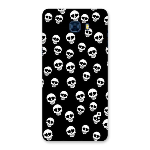 Skull Heart Back Case for Galaxy C7 Pro