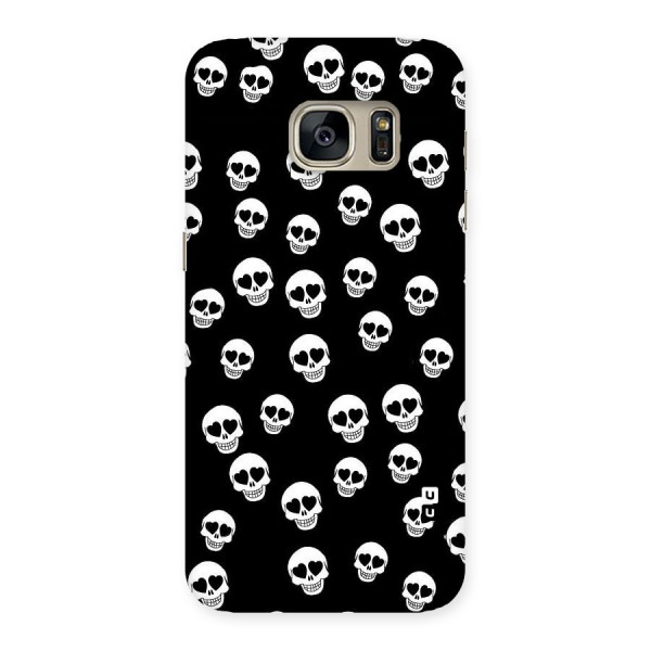 Skull Heart Back Case for Galaxy S7