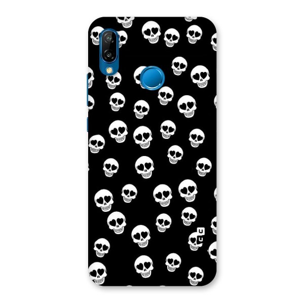 Skull Heart Back Case for Huawei P20 Lite