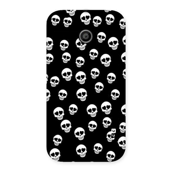 Skull Heart Back Case for Moto E