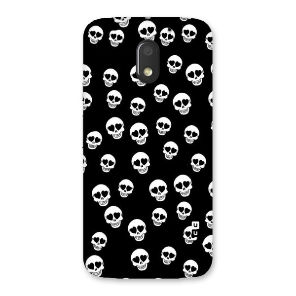 Skull Heart Back Case for Moto E3 Power