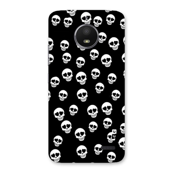 Skull Heart Back Case for Moto E4