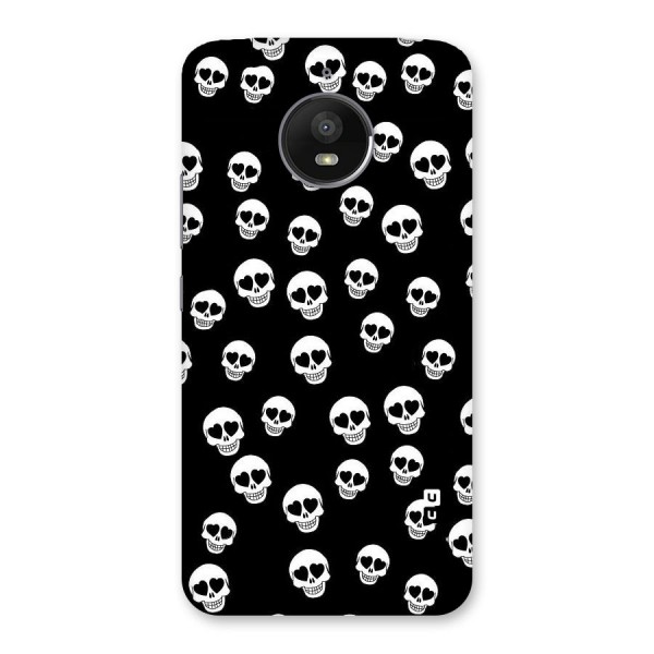 Skull Heart Back Case for Moto E4 Plus