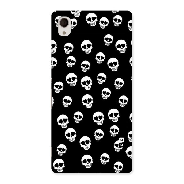 Skull Heart Back Case for Sony Xperia M4