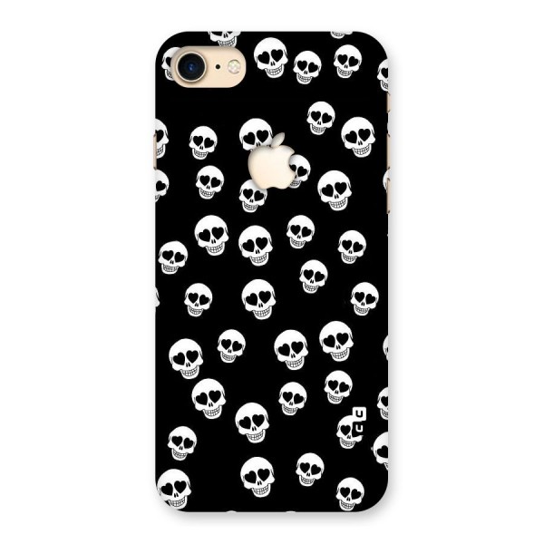 Skull Heart Back Case for iPhone 7 Apple Cut