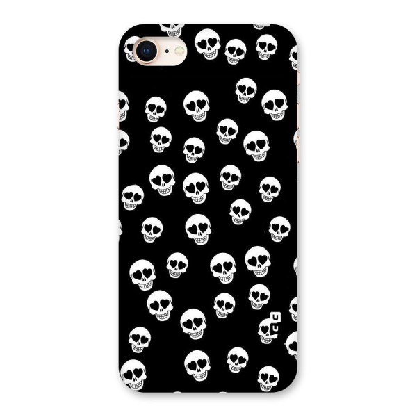 Skull Heart Back Case for iPhone 8