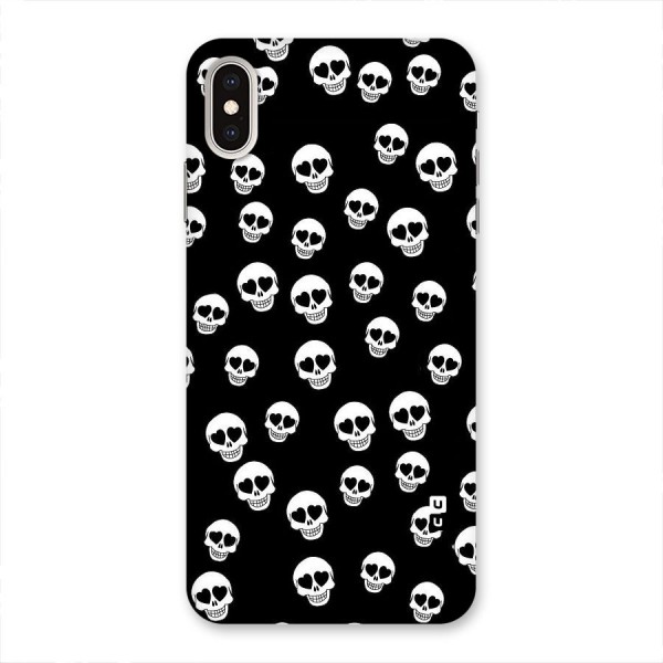 Skull Heart Back Case for iPhone XS Max