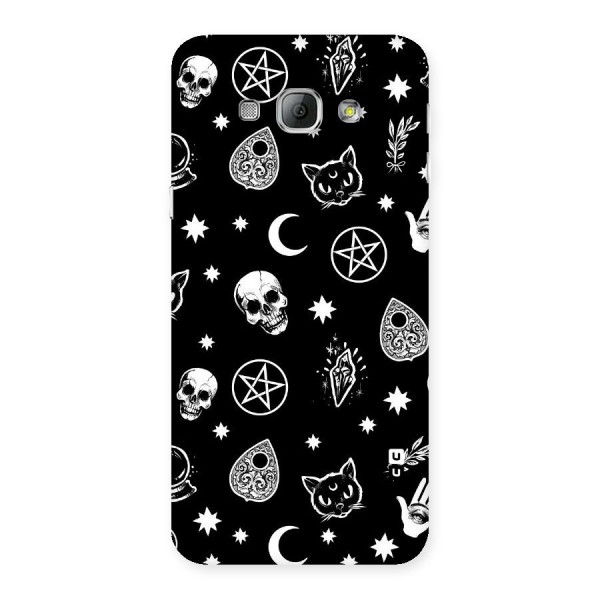 Skull Moon Design Back Case for Galaxy A8