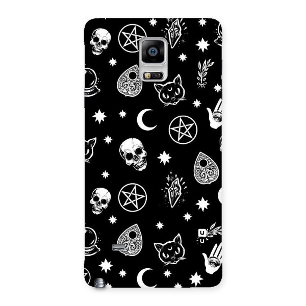 Skull Moon Design Back Case for Galaxy Note 4