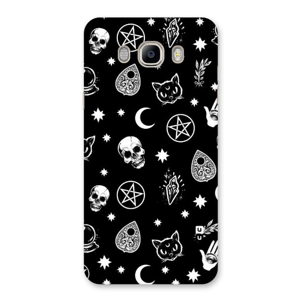 Skull Moon Design Back Case for Galaxy On8