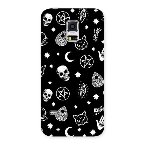 Skull Moon Design Back Case for Galaxy S5 Mini