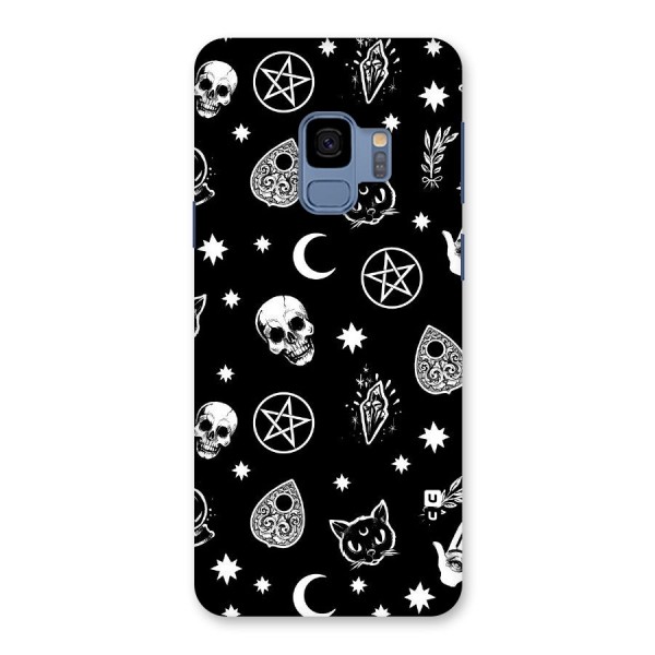 Skull Moon Design Back Case for Galaxy S9