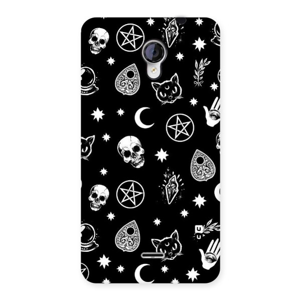 Skull Moon Design Back Case for Micromax Unite 2 A106