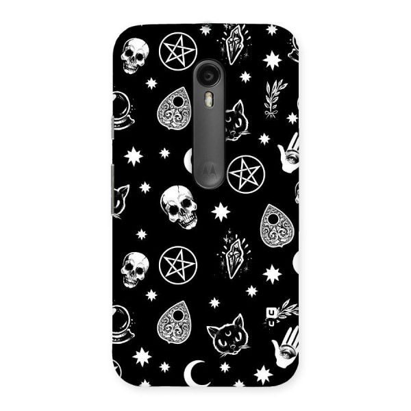 Skull Moon Design Back Case for Moto G3