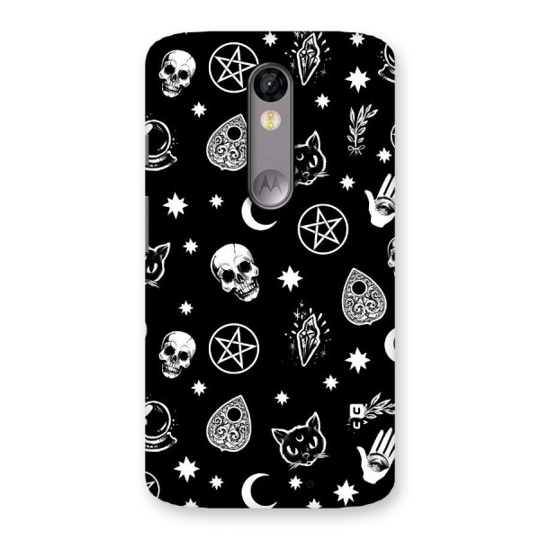 Skull Moon Design Back Case for Moto X Force