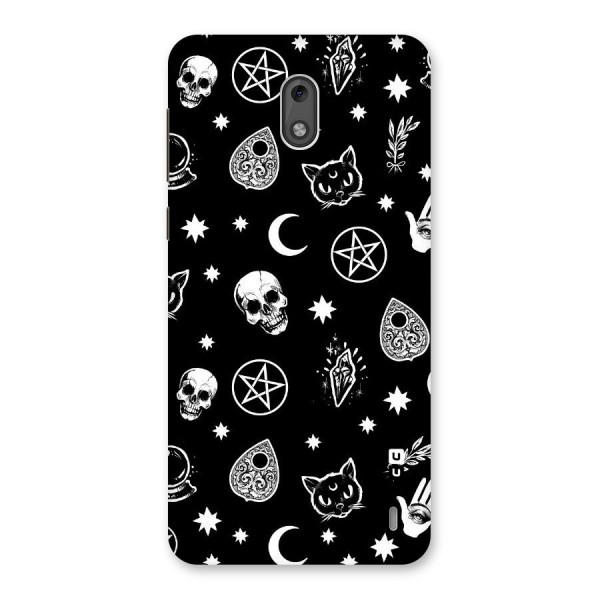 Skull Moon Design Back Case for Nokia 2