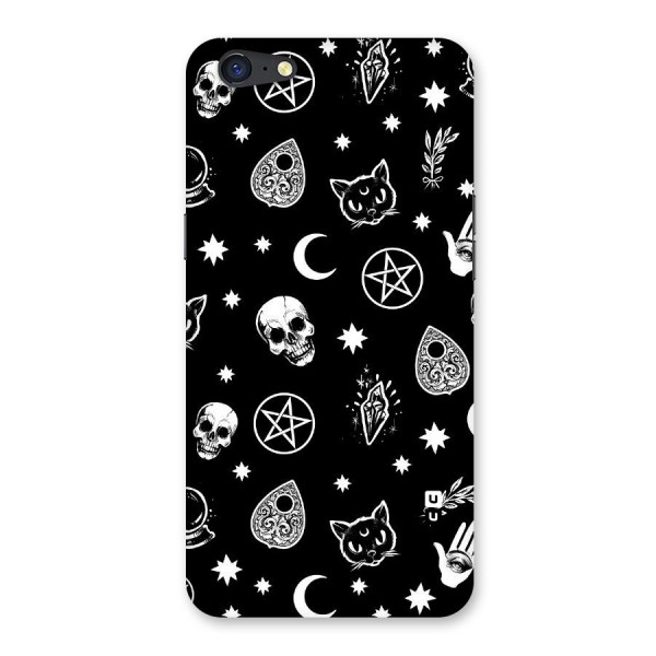 Skull Moon Design Back Case for Oppo A71