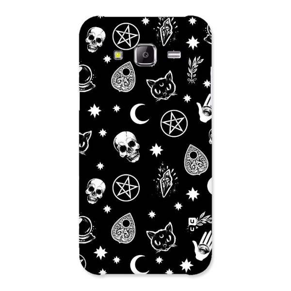 Skull Moon Design Back Case for Samsung Galaxy J5