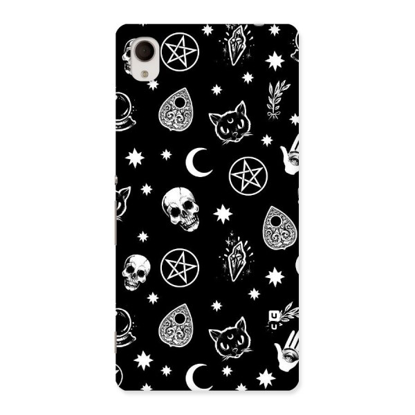 Skull Moon Design Back Case for Sony Xperia M4