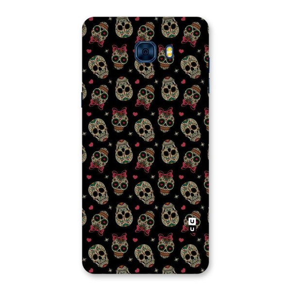 Skull Pattern Back Case for Galaxy C7 Pro