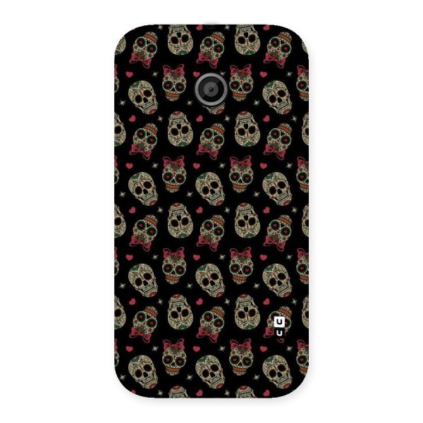 Skull Pattern Back Case for Moto E