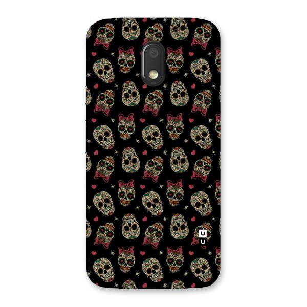 Skull Pattern Back Case for Moto E3 Power