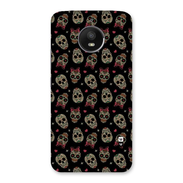 Skull Pattern Back Case for Moto E4 Plus