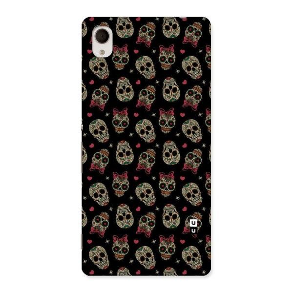 Skull Pattern Back Case for Sony Xperia M4