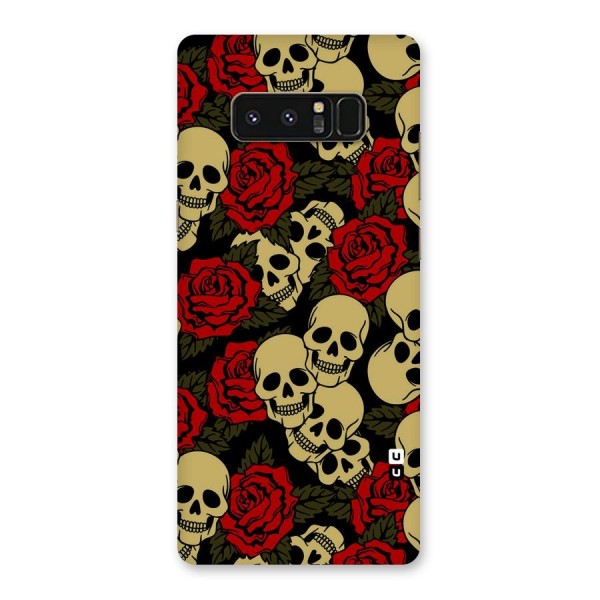 Skulled Roses Back Case for Galaxy Note 8