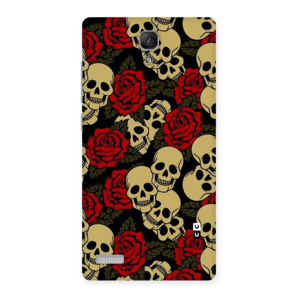 Skulled Roses Back Case for Redmi Note