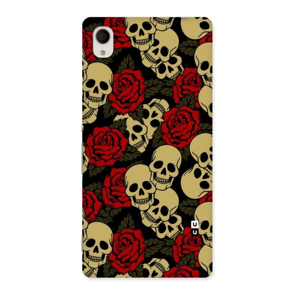 Skulled Roses Back Case for Sony Xperia M4