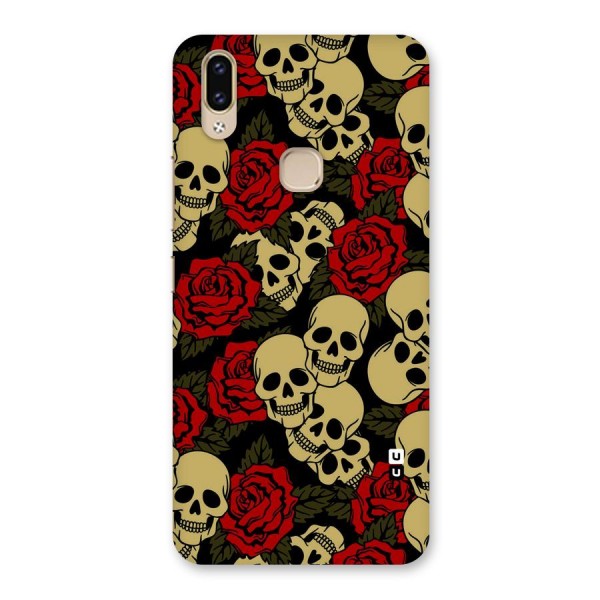 Skulled Roses Back Case for Vivo V9