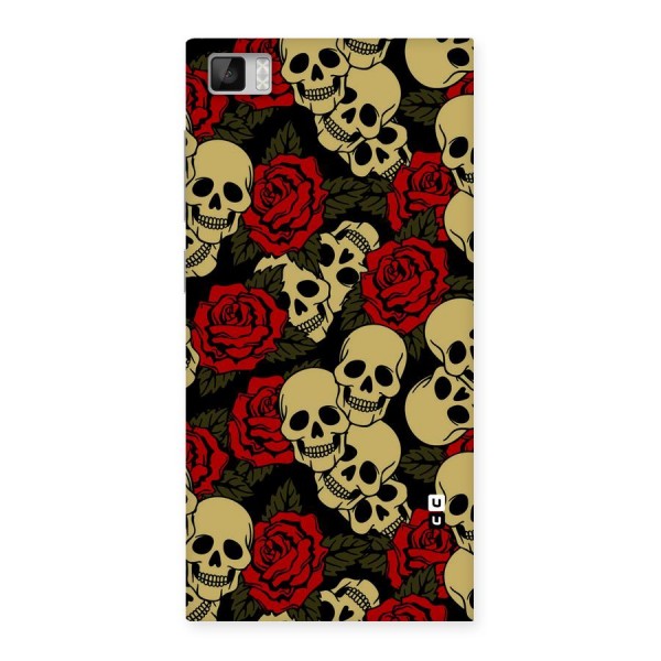 Skulled Roses Back Case for Xiaomi Mi3