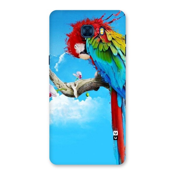 Sky Parrot Back Case for Galaxy C7 Pro