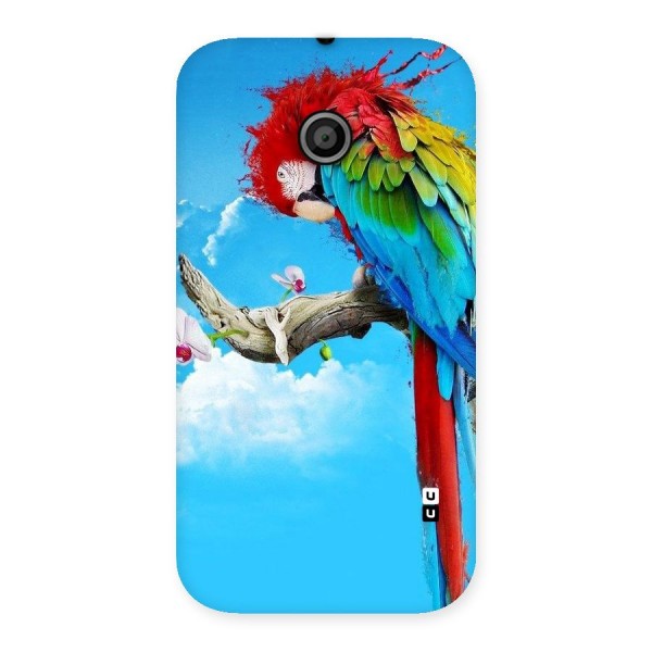 Sky Parrot Back Case for Moto E