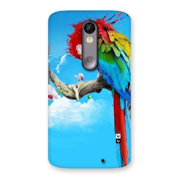 Sky Parrot Back Case for Moto X Force