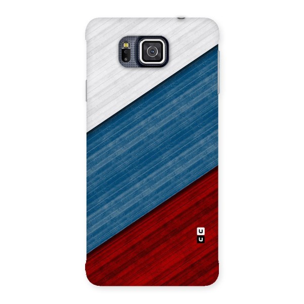 Slant Beautiful Stripe Back Case for Galaxy Alpha