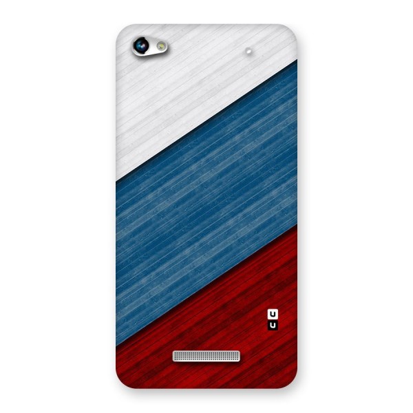 Slant Beautiful Stripe Back Case for Micromax Hue 2