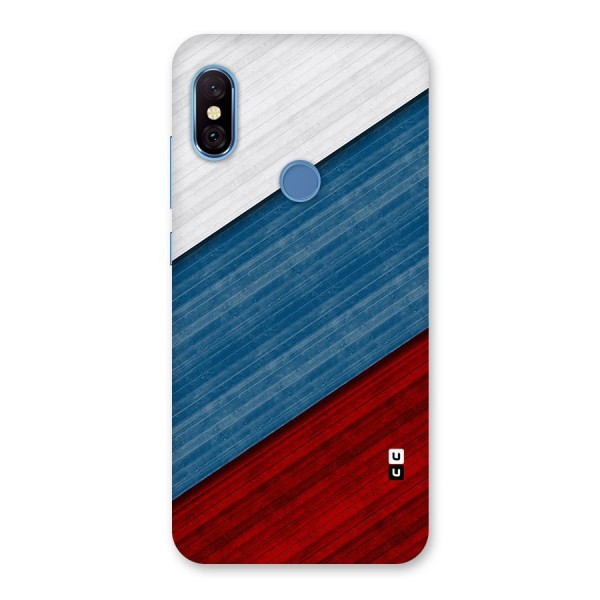 Slant Beautiful Stripe Back Case for Redmi Note 6 Pro