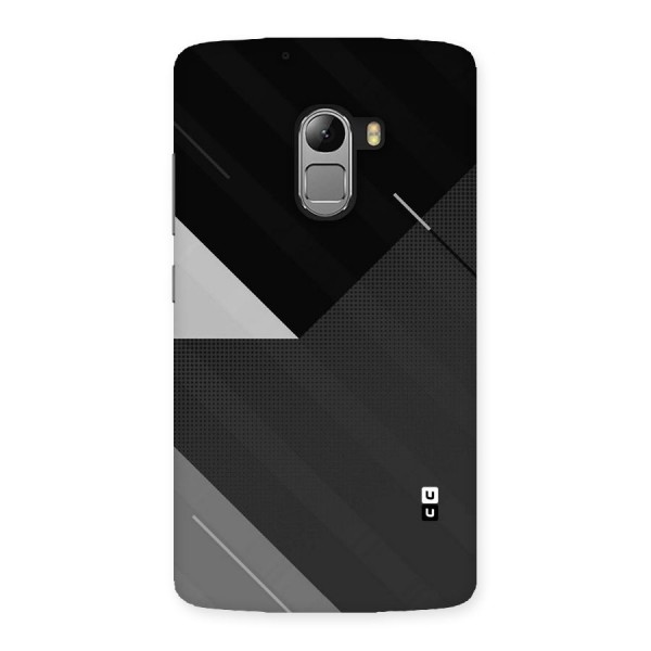 Slant Grey Back Case for Lenovo K4 Note