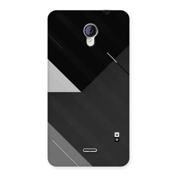 Slant Grey Back Case for Micromax Unite 2 A106